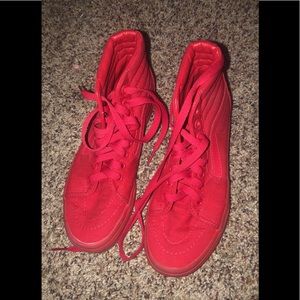 Vans Red High Tops